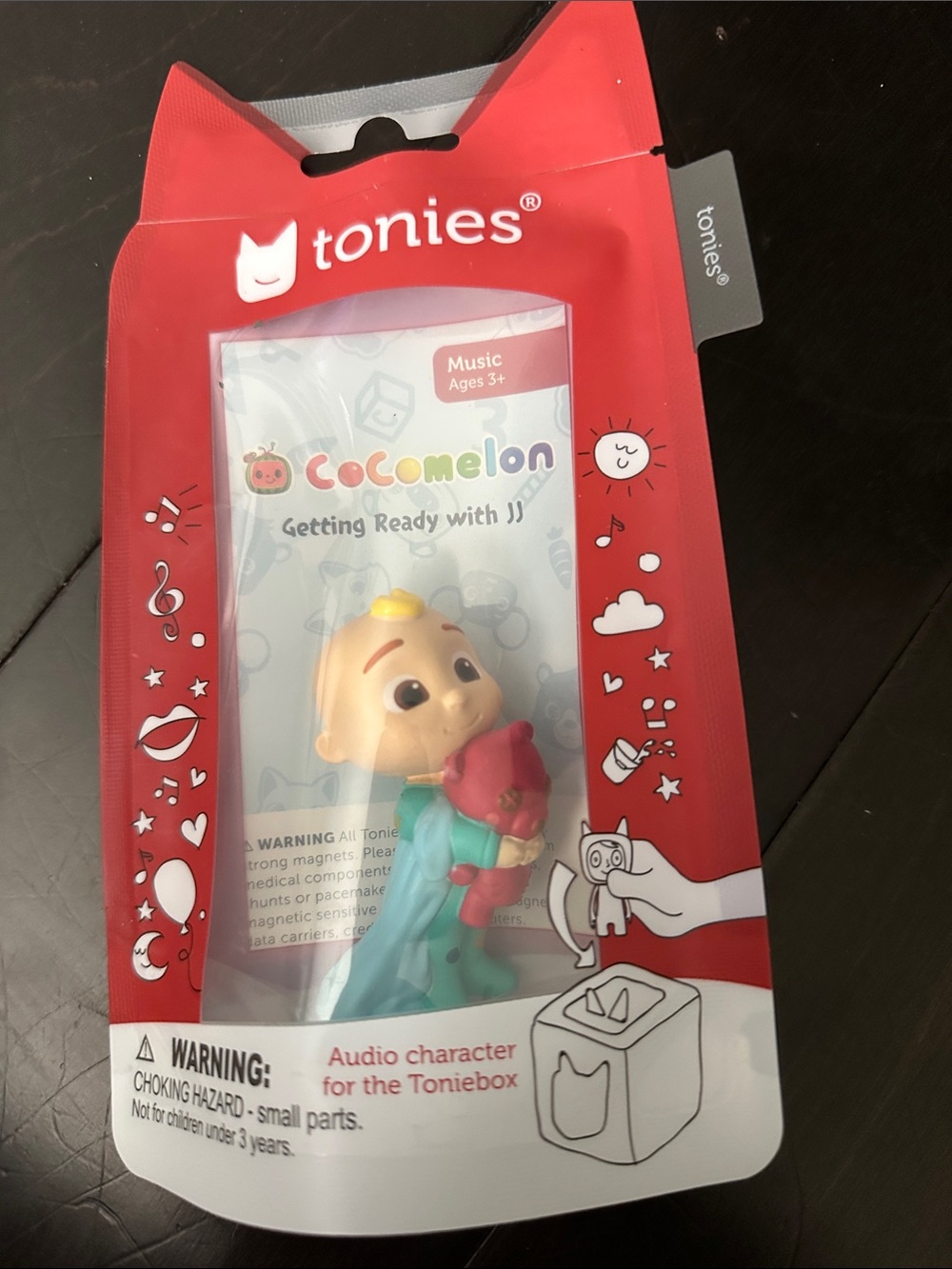 Tonies CoComelon Getting Ready with JJ Audio Character - Red/Teal